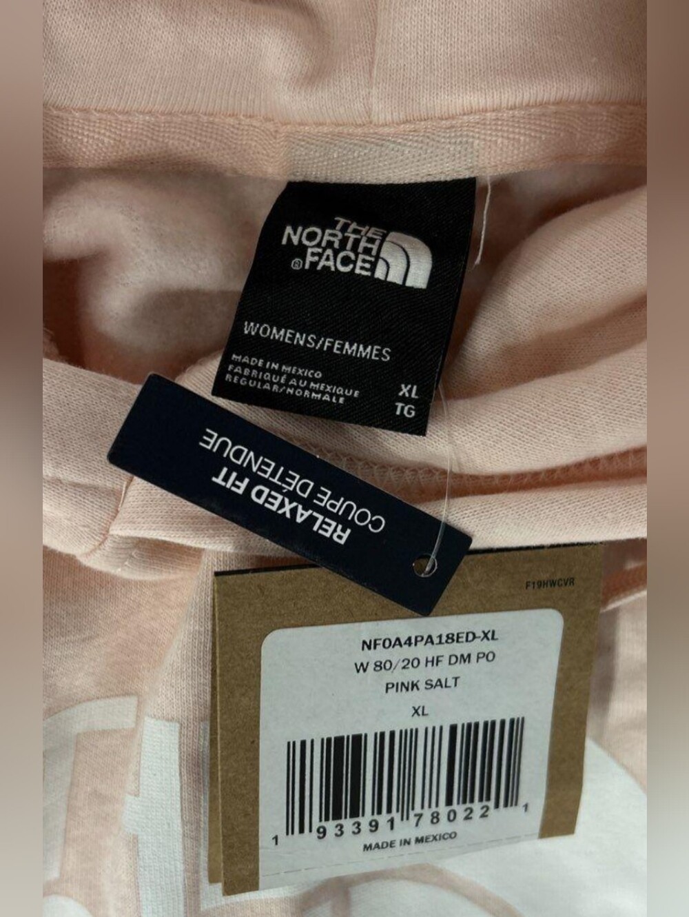 The North Face Half Dome Pullover Hoodie Wmn's Size XL NWT - Picture 4 of 8